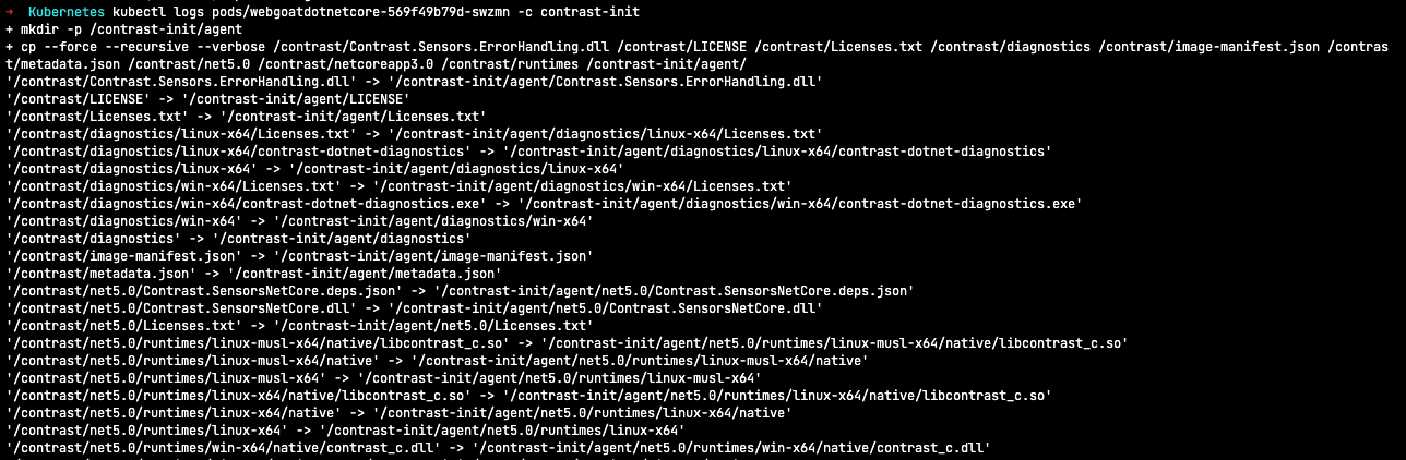 Troubleshooting the Contrast Agent Operator – Contrast Security Support ...
